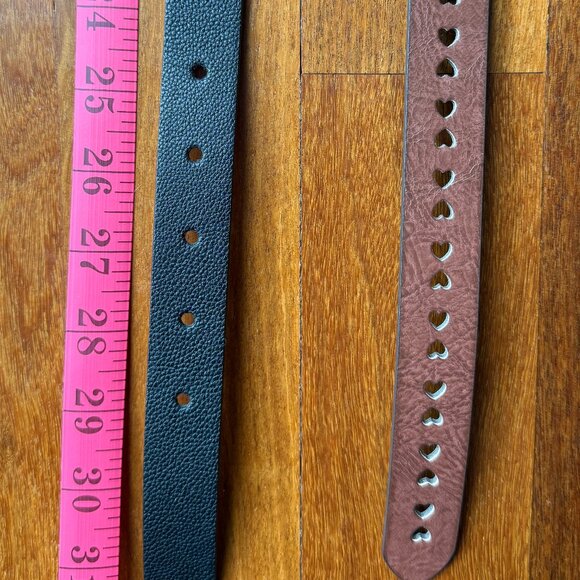 Two Girl's Belts - Black & Brown - Size L - Picture 8 of 9